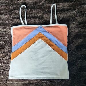 Forever 21 Chevron Tank Sz M